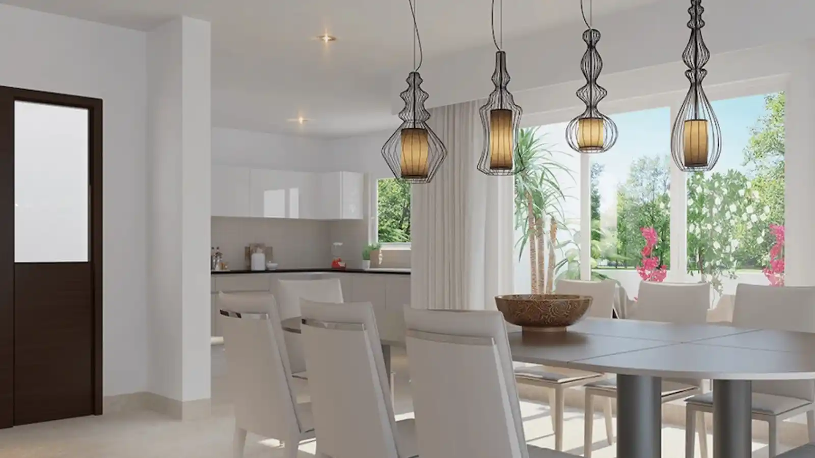 Adarsh-Wisteria-Villas-In-Hennur-Road-Bangalore-Dinning